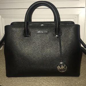 Michael Kors Savannah Satchel in Saffiano Leather